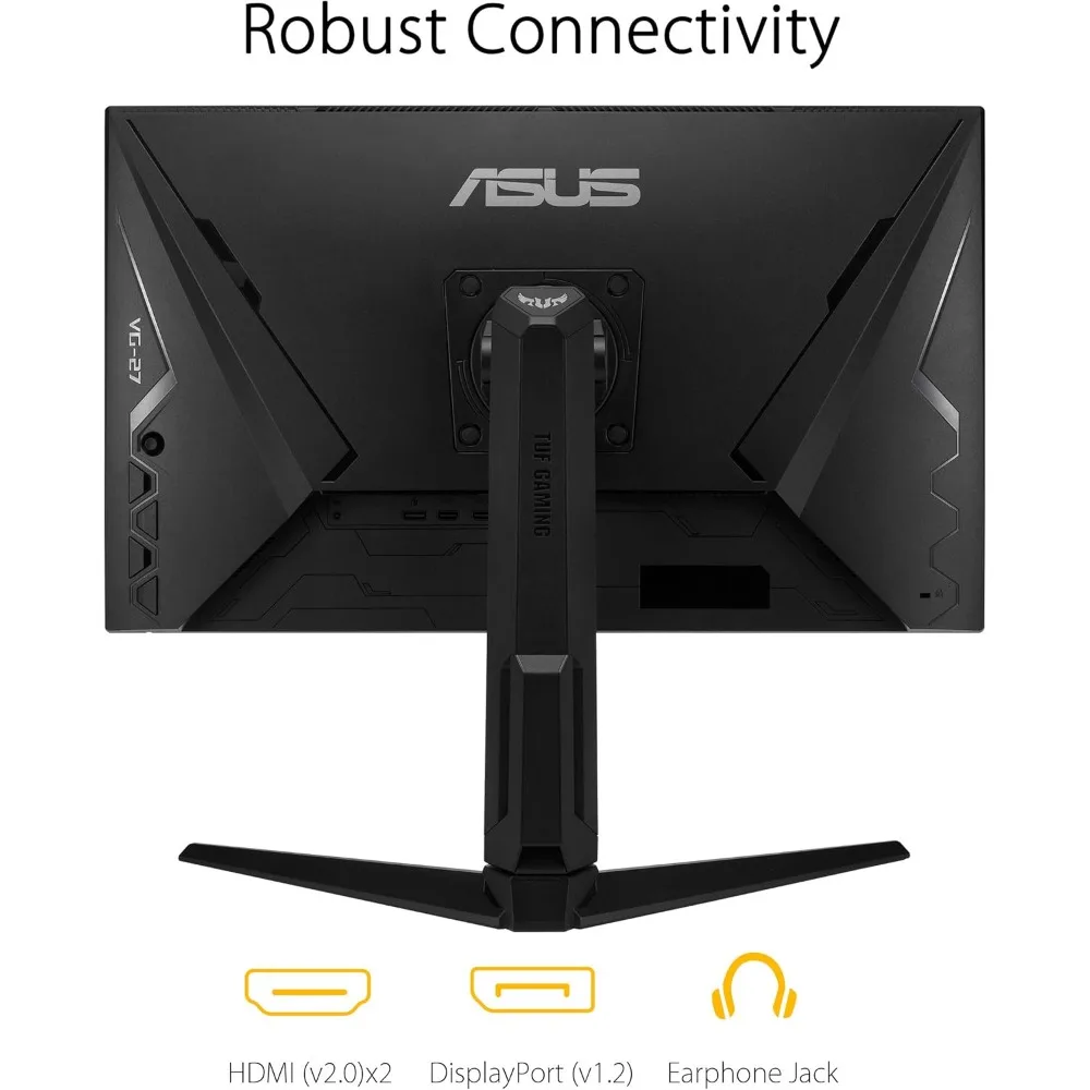 TUF Gaming VG279QL1A 27” HDR Gaming Monitor, 1080P Full HD, 165Hz (Supports 144Hz), IPS, 1ms, FreeSync Premium, 2