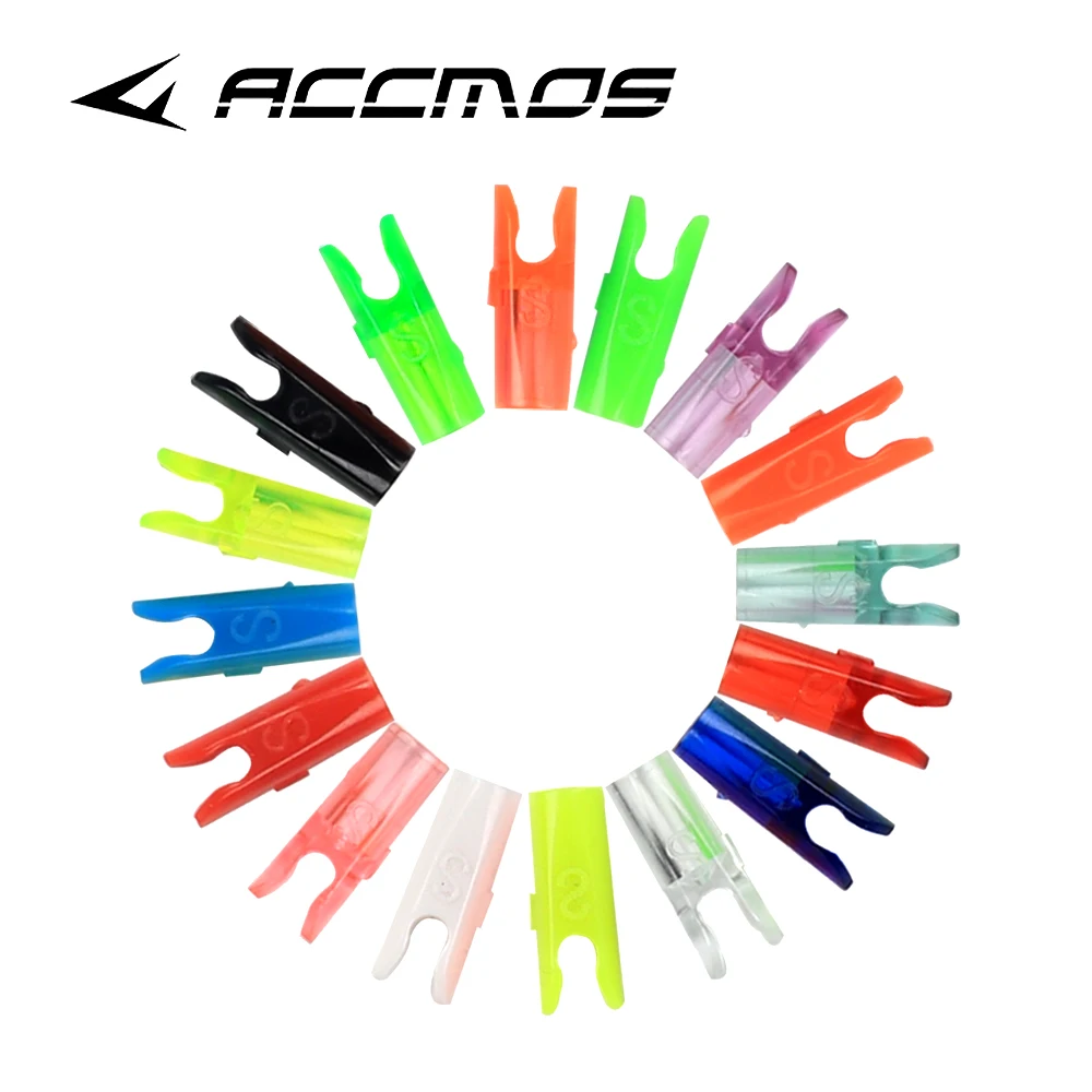 60pcs Pin Arrow Nocks Size S  For ID3.2/4.2/6.2mm Carbon Arrow  Shaft  DIY Accessories 6