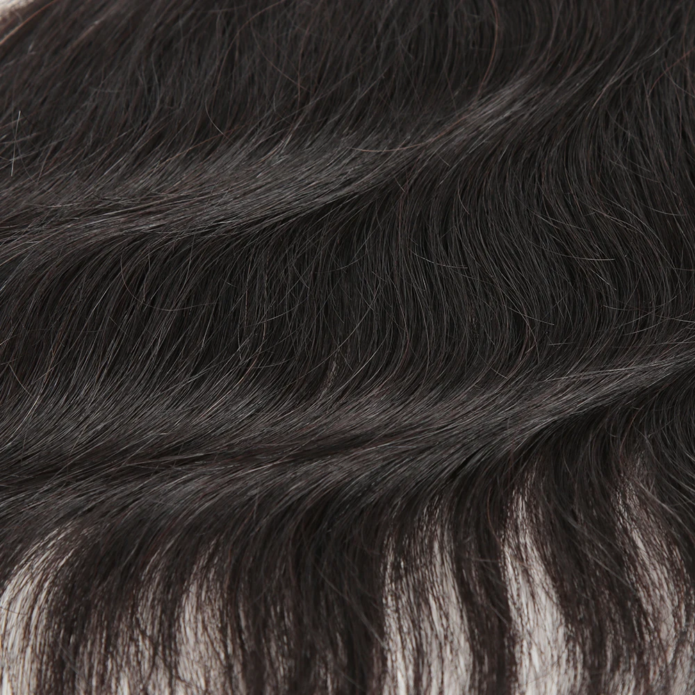 Sleek Human Hair Bundles For Women 100% Unprocessed Human Hair Wavy Doule Drawn Bundles Weave Extensions Singles Bundles - 2