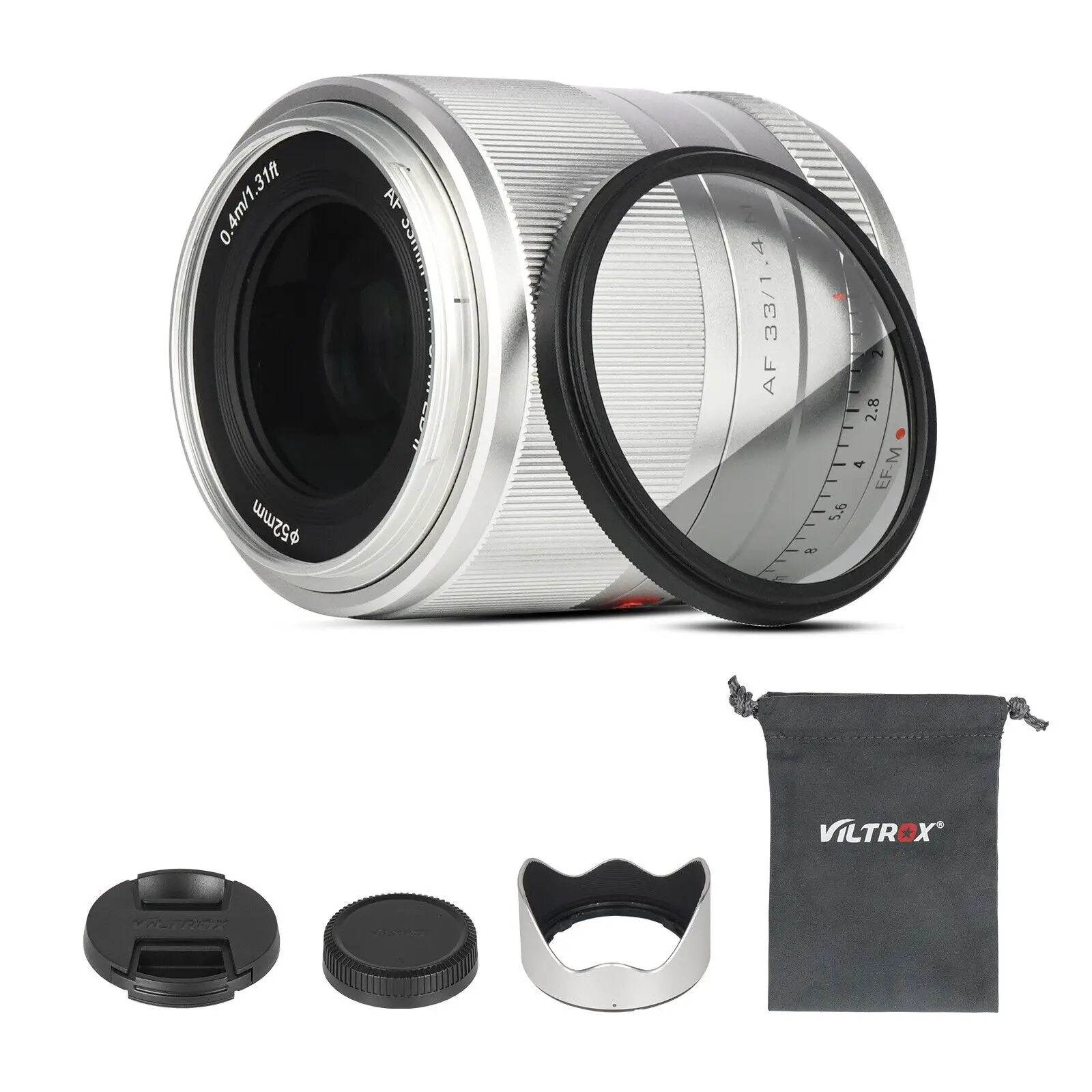 

Viltrox 23mm 33mm F1.4 Auto Focus Lens Ultra Wide Angle Portrait APS-C Prime Lens for Canon EOS M mount Cameras