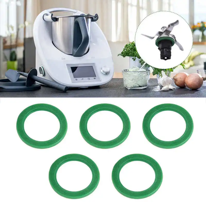 5Pcs Silicone Blender Sealing Gasket O Replacement for Vorwerk TM5 TM6 Blender Parts Accessories mixer accessories kitchen cooking accessories sealing ring