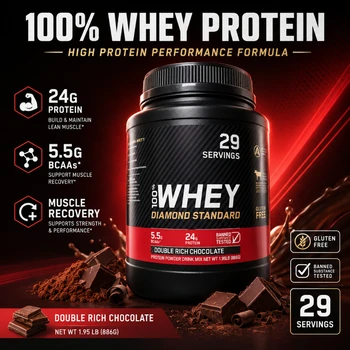 899g Whey Powders High-Efficiency Protein Supports Daily Protein Intake Chocolate Flavor 1
