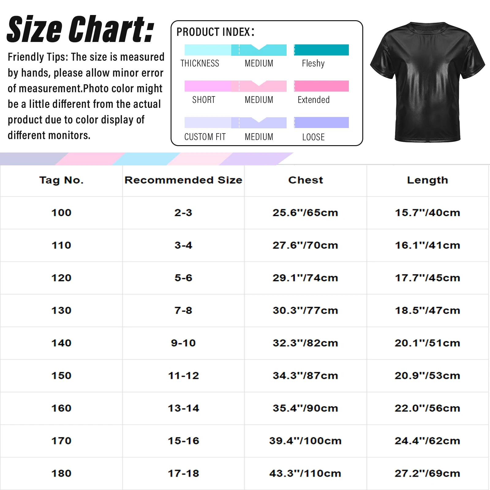 Kids Dance Tops Kids Girls Boys T Shirt Jazz Dance Tops Metallic Shiny Short Sleeve Round Neck Modern Jazz Party Stage Performance Top Dancewear