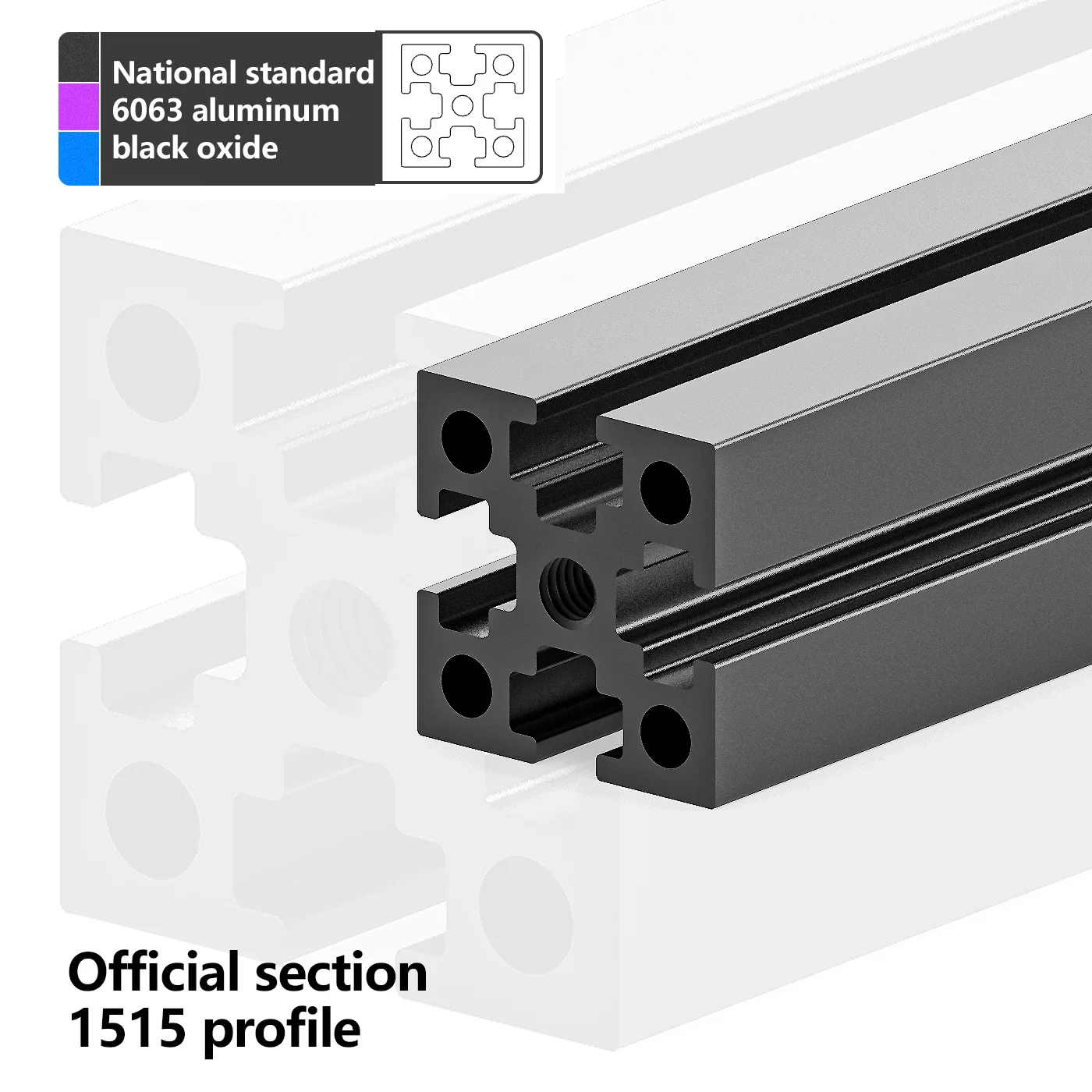 Extrusão de Alumínio Kit Quadro Perfil para Impressora 3d Conjunto Prático Voron 0.2 V0.1 V0.2 1515 - Imagem 5