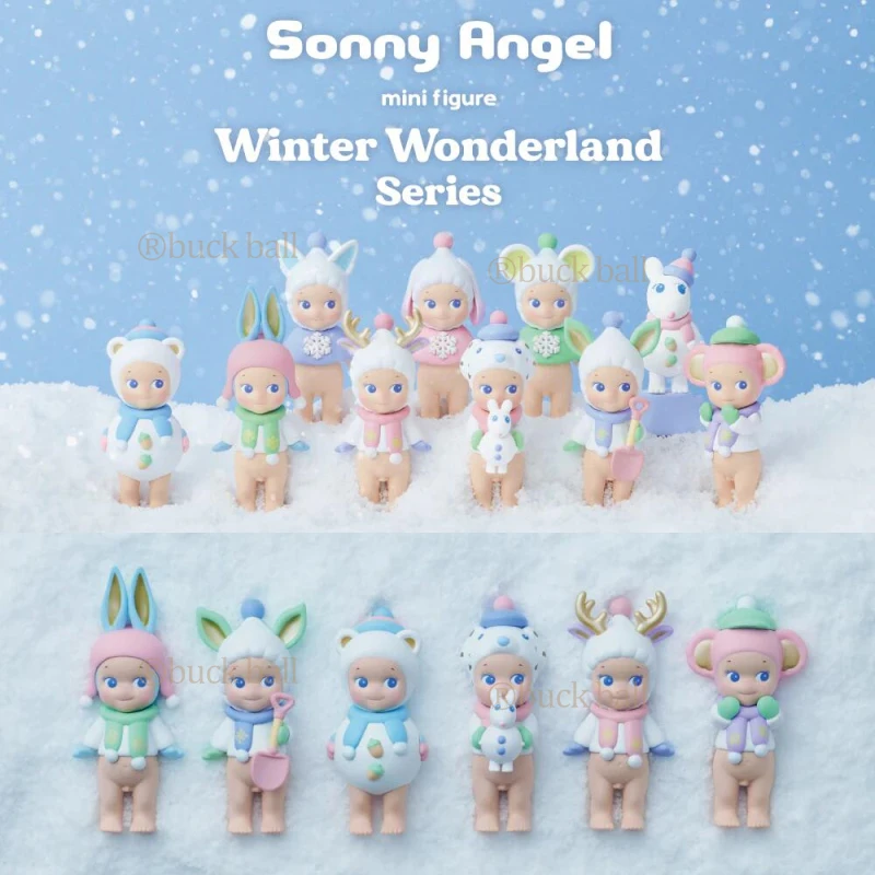 

Sonny Angels New Winter Wonderland Series Blind Box Anime Figures Toys Cute Surprise Guess Special Box Christmas Gift For Kids