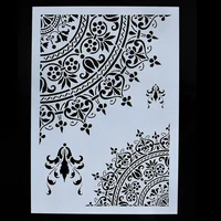 A4 DIY Craft Mandala Stencil For Wall Painting Scrapbooking Stamping Album Decorative Embossing Paper Card Flower Template 2