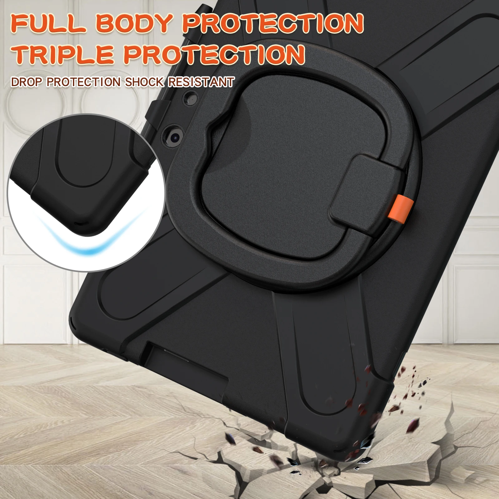 Prova de Choque para Microsoft Superfície ir Pro 7plus Pro x Tampa de Proteção Tablet com Alça Case à - Imagem 6