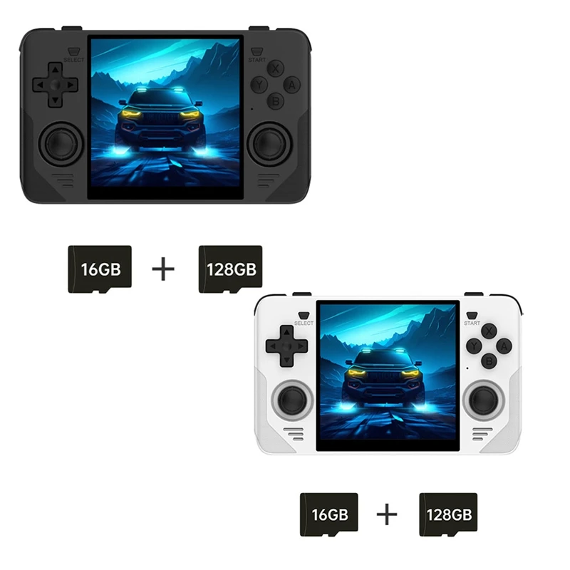 

RGB30 Retro Game Console 16G+128G 4.0 Inch 720X720 Quad-Core CPU 5Ghz Wifi+Bluetooth 4100Mah Handheld Game Controller Durable