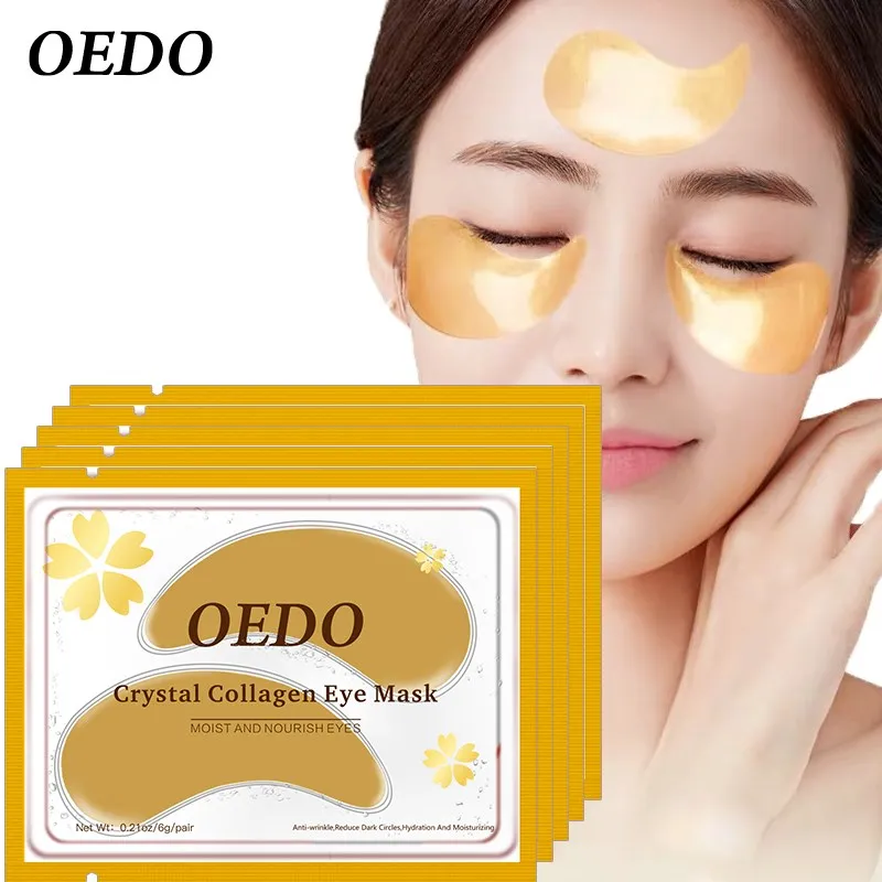 5pcs collagen eye mask eye care remove dark circles anti aging wrinkle