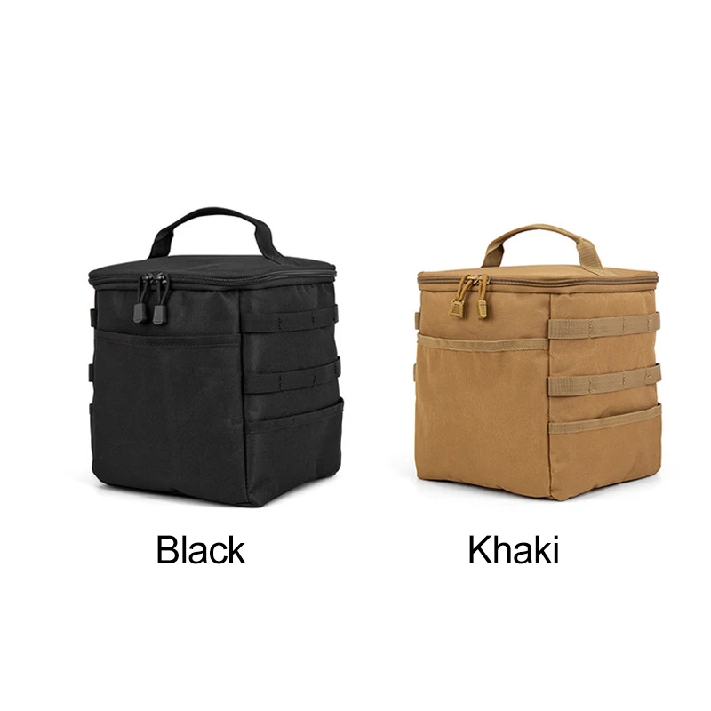 Outdoor Camping Storage Bag Picnic Bag Picnic Hiking Meal Large Capacity Storage Lamp Tableware Camping Supplies