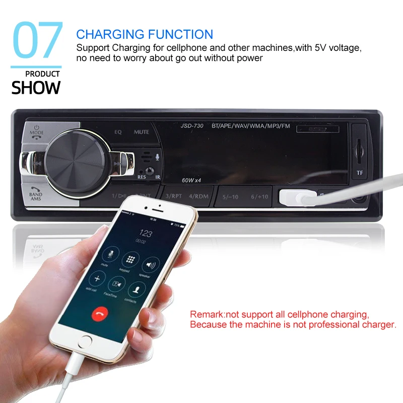 1 DIN Car Radio Car audio FM Bluetooth MP3 Audio Player Bluetooth cellphone Handfree USB/SD Car Stereo Radio In Dash Aux Input car audio installation near me