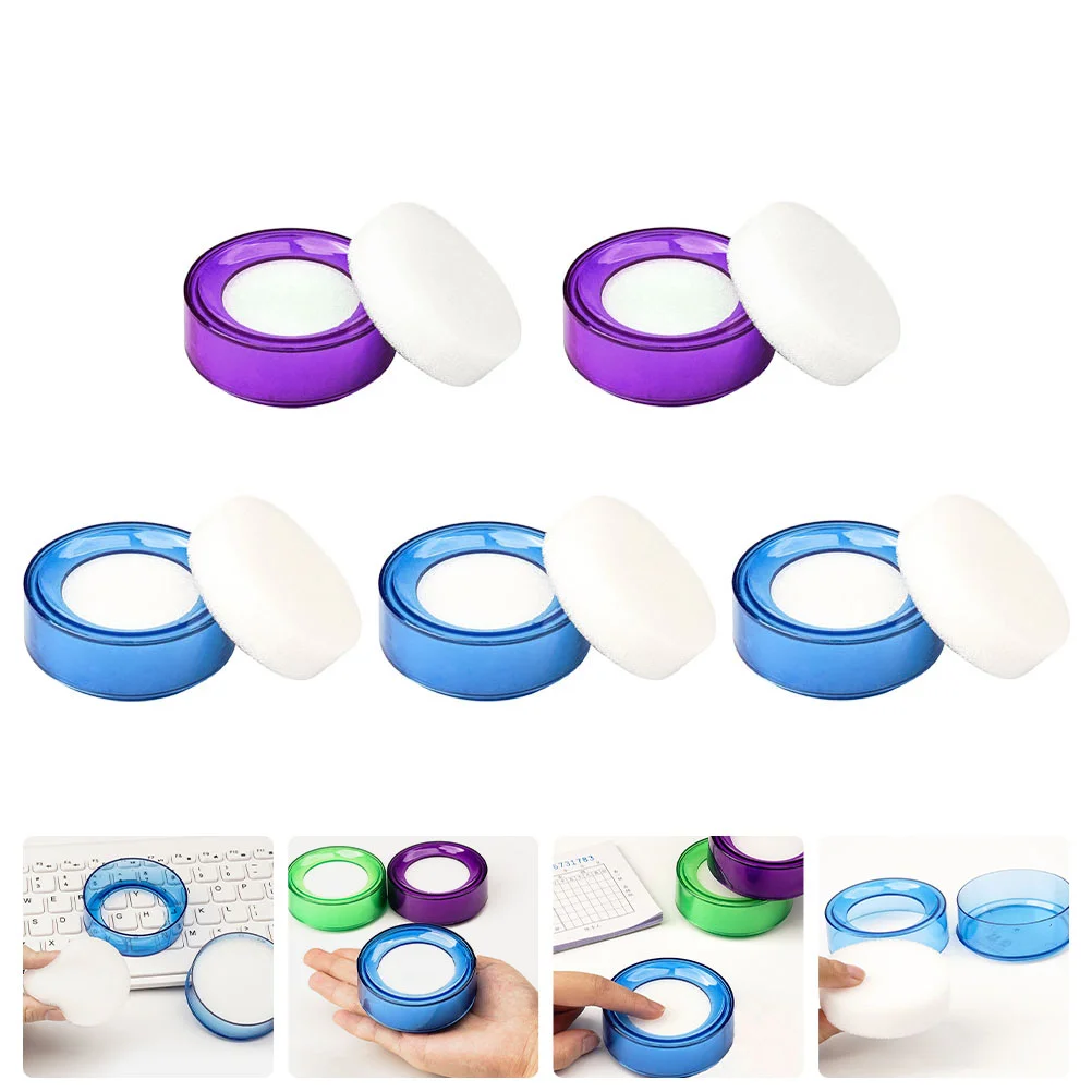 Counting Finger Sponges Hand Counting Tools Finger Damper Wet Sponge Professional Fingertip Moisteners For Bank Office
