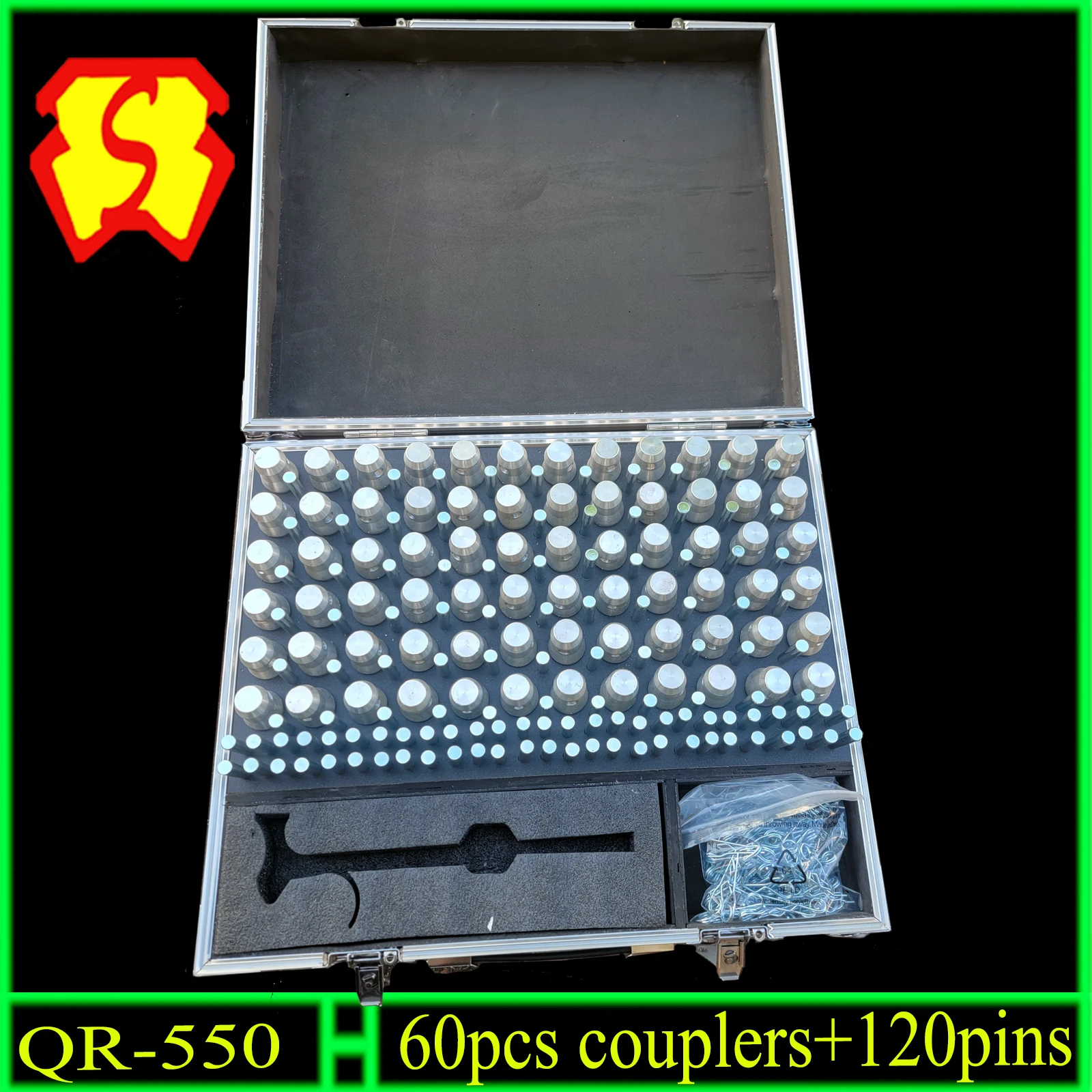 flight case for truss couplers pin case for truss