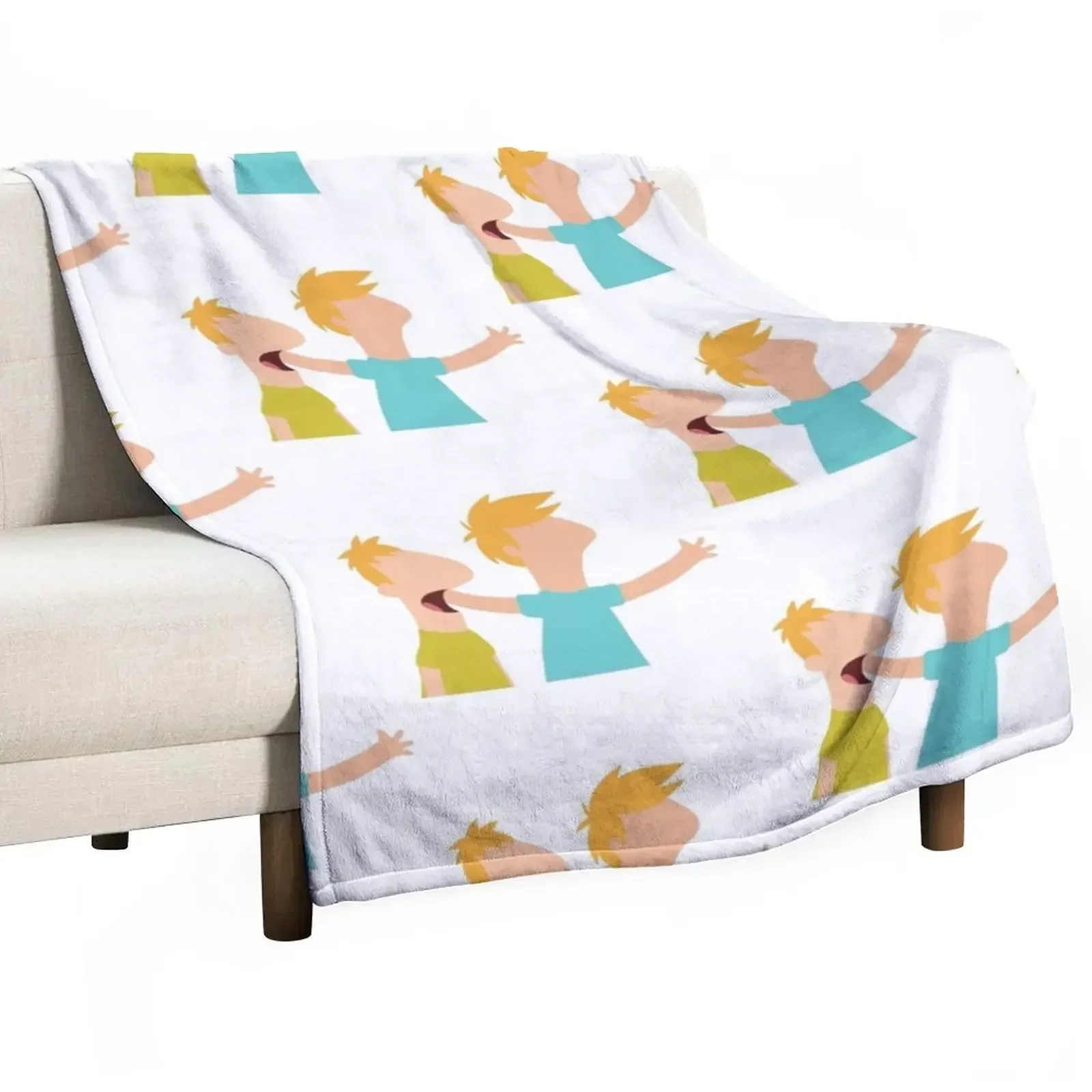 

Andy and Ollie Throw Blanket Soft Plaid for winter Furry Blankets