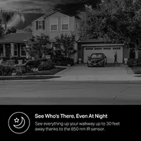 Smart Video Doorbell Camera Hardwired with Chime, 2K Resolution, Night Vision, 2-Way Audio, Works with Alexa & Google Home 5