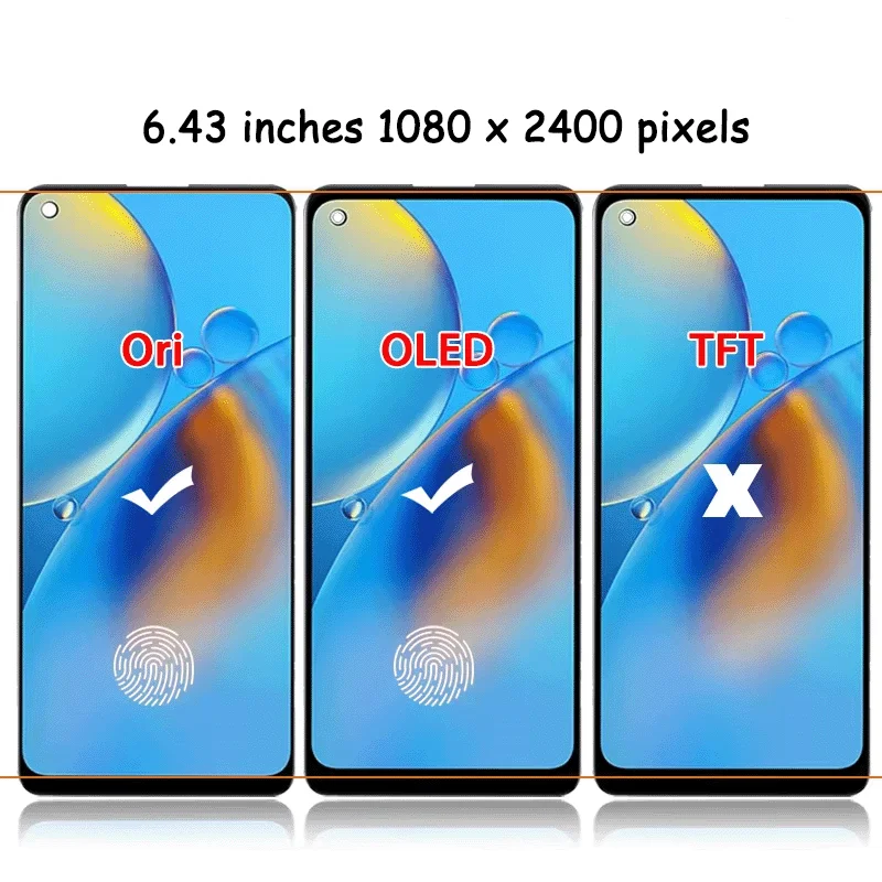 Reparo Schermo LCD per Oppo Reno5 Z Schermo di Ricambio per Oppo A94 5G CPH2211 LCD Display per Oppo Reno5 Z / A94 5G Touch Screen Digitalizzatore Vetro Assemblaggio (Non per Reno5 Reparo Schermo LCD per Oppo Reno5 Z Schermo di Ricambio per Oppo A94 5G CPH2211 LCD Display per Oppo Reno5 Z / A94 5G Touch Screen Digitalizzatore Vetro Assemblaggio (Non per Reno5