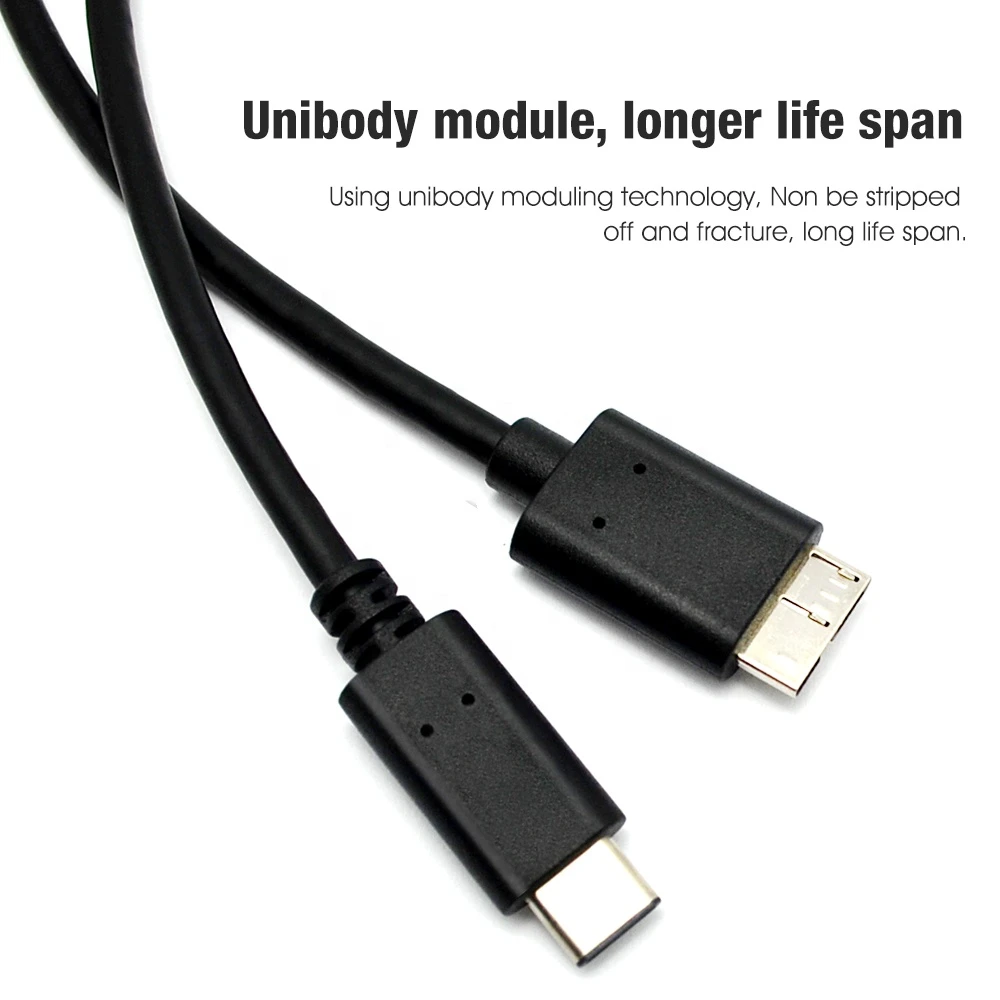3A Type C to Micro USB 3.0 Adapter Data Cable Computer Cellphone USB  Connect Mobile Hard Disk Cable 5Gbps 20cm 1m| | - AliExpress