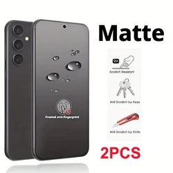 Matte Tempered Glass Screen Protector - Premium Scratch and Smudge Resistant Display Shield - Galaxy S20 FE