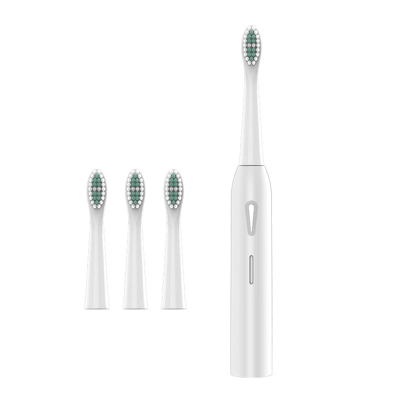 thumbnail image 1 of Cepillo de dientes eléctrico IPX7, resistente al agua, de cerdas suaves, sónico, de seis velocidades, con carga USB, portátil para el hogar, 1 of 5