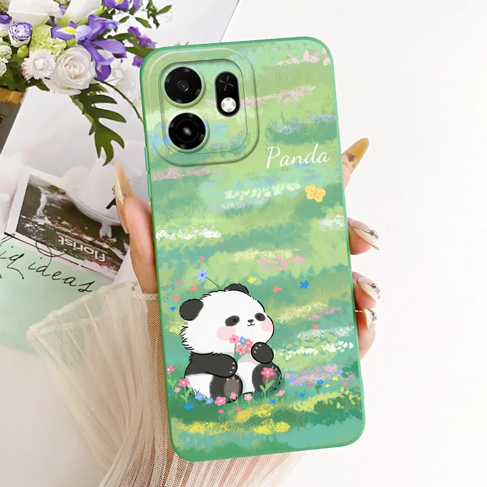 Luxury Floral Phone Case - Fashionable Silicone Cover with Cute Painted Design