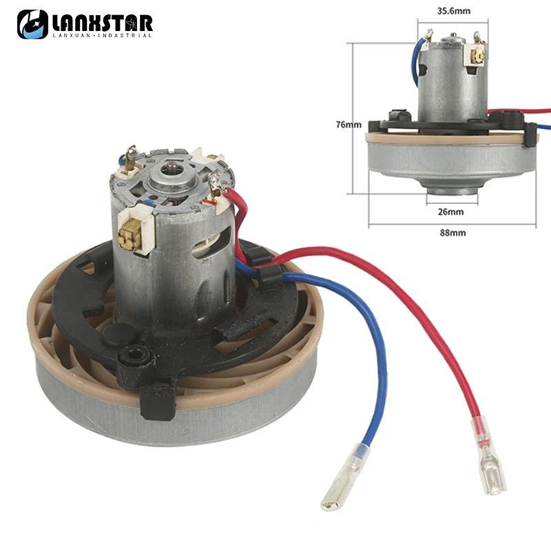 Vacuum Cleaner Motor com Construído em Driver Micro Motor para Faça Você Mesmo Peças Mais Limpas Rolamento de Esferas 545 Air Blower 1218v 21.6v dc