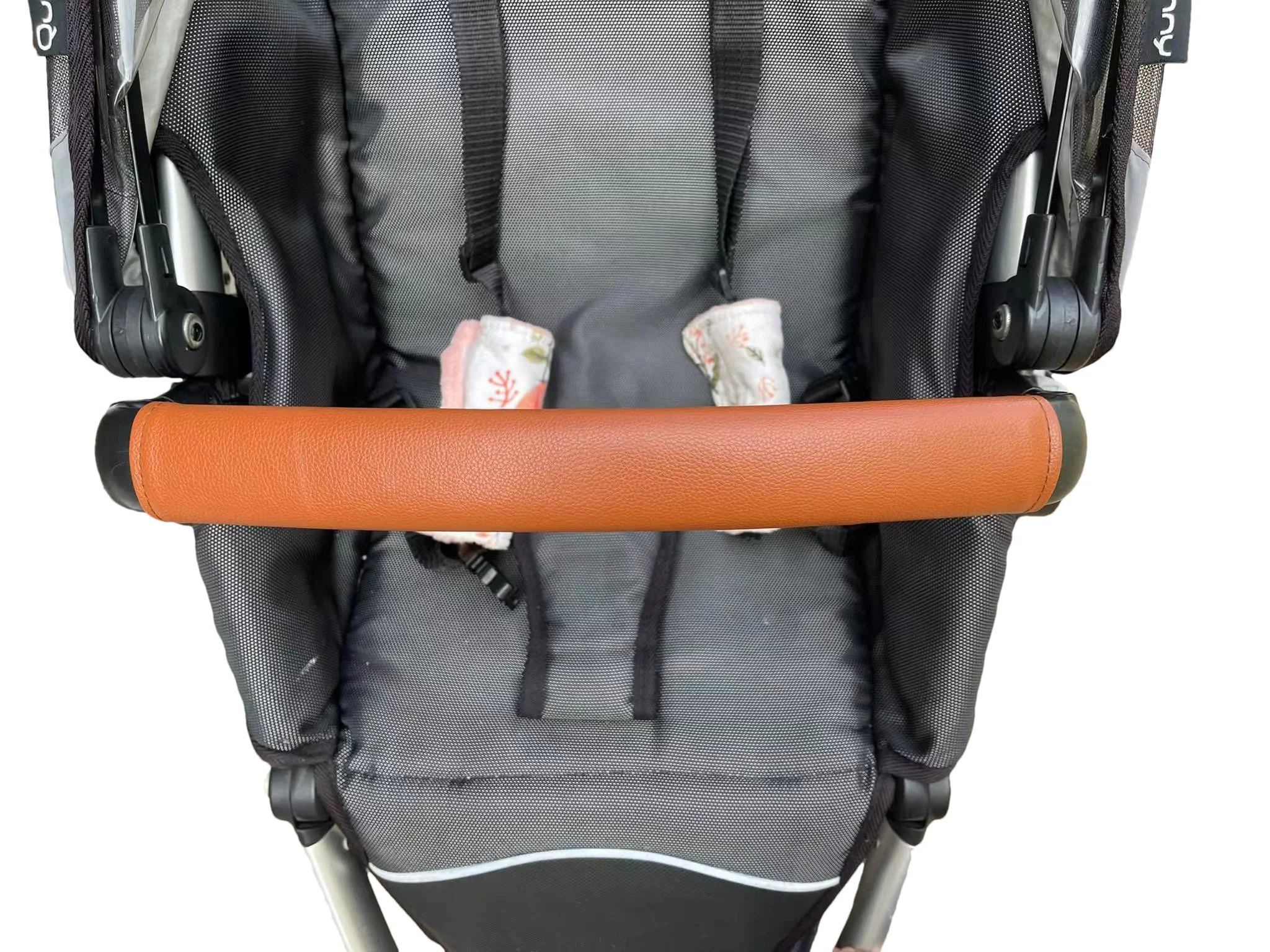 Baby Stroller Bar Leather Covers for Quinny Buzz 3 Pram Handle Sleeve Cases Armrest Protective Cover Accessories