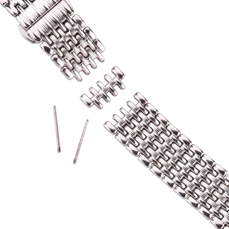 Stainless Steel Smartwatch Bracelet Band - Unisex, Solid Strap