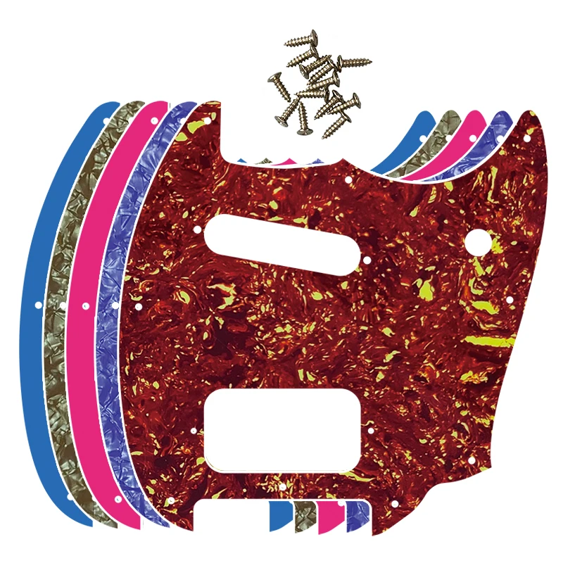 

Feiman Custom Guitar Parts - For US Squier Bullet Mustang SH Humbucker Pickups Scratch Plate Pickguard Guitar Multicolor Options
