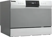 Dishwasher with 6 place Settings and Silverware Basket, LED Display, Energy Star 2
