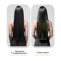 Massage Airbag Comb Straight Hair Comb Rotation Handles Cleaning Hair Loss Anti-Static Hairbrush Self Cleaning Comb for Women 2
