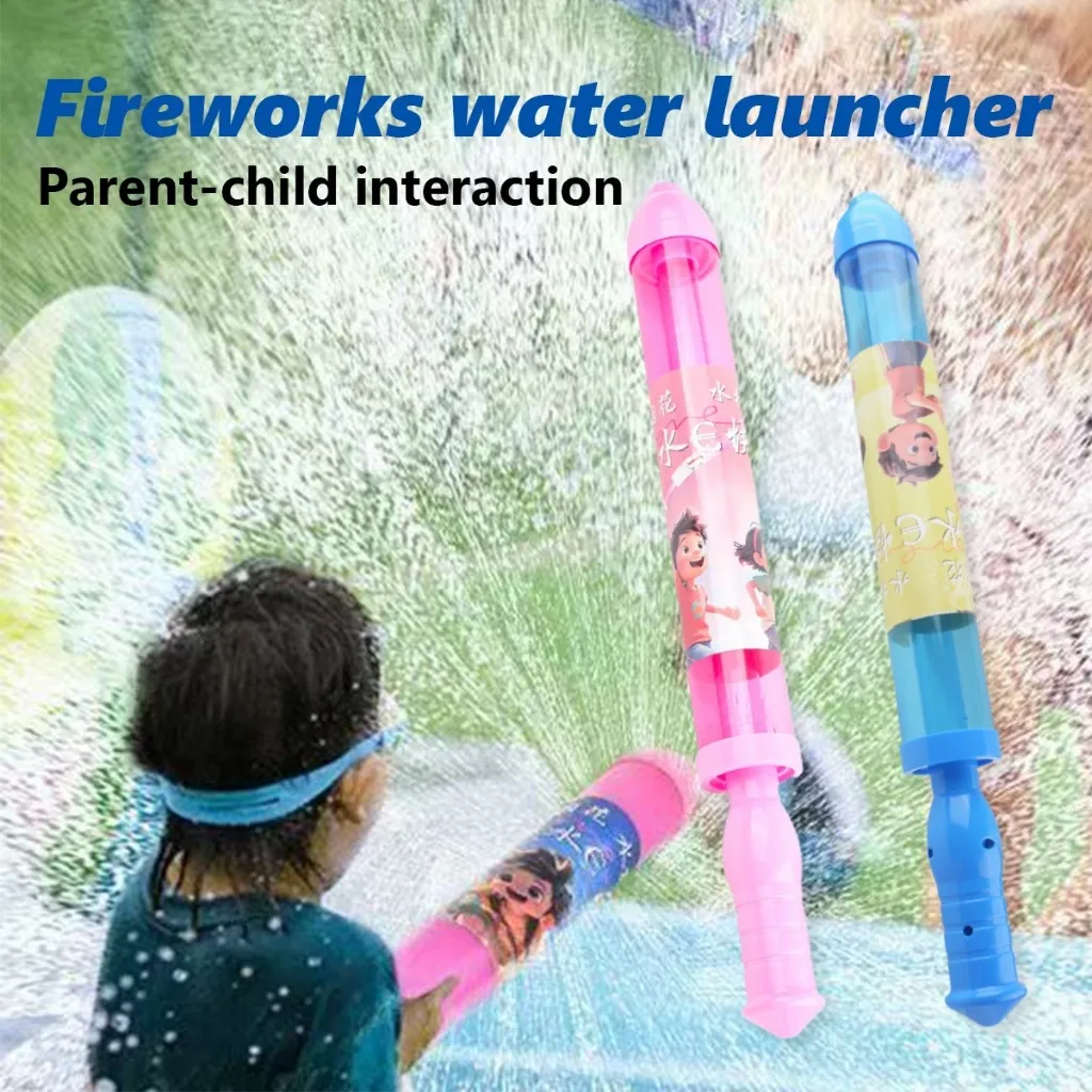 불꽃놀이 물총 44CM 대형 기념 분위기 물놀이 장난감 해변 놀이 어린이 야외용 4가지 색상 옵션