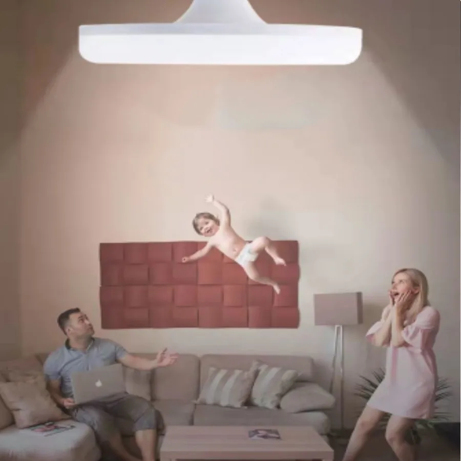 실내 조명 원형 형광 전구, 매우 밝은 거실 UFO 모양 조명, 천장 램프, E27 홈 LED 220v