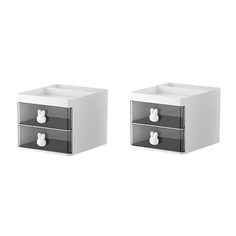 Transparent Drawer Storage Box Drawer Storage Box Children's Student Office Desktop Ornaments