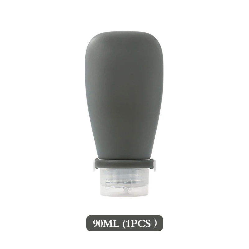 Leak-Proof Silicone Travel Bottles - Refillable Squeezable Containers for Toiletries and Liquids