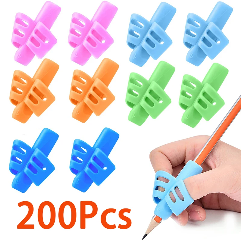 200pcs-pencil-holder-for-toddlers-preschool-writing-aid-grip-tools-for-children's-training-pen-holding-posture-correction-tools