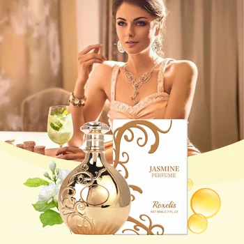 ROXELIS Jasmine Perfume Women Ball Perfume Natural Fresh Scent Elegant Charming Lasting Dating Atmosphere Niche Fresh Perfume