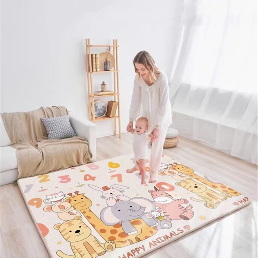 EPE 1cm/0.5cm Thickness Baby Play Mat for Children Rug Playmat Developing Mat Baby Room Crawling Pad Folding Mat Baby Carpet Mat mry baby folding climbing mat crawling mat toy crawling outdoor folding mat