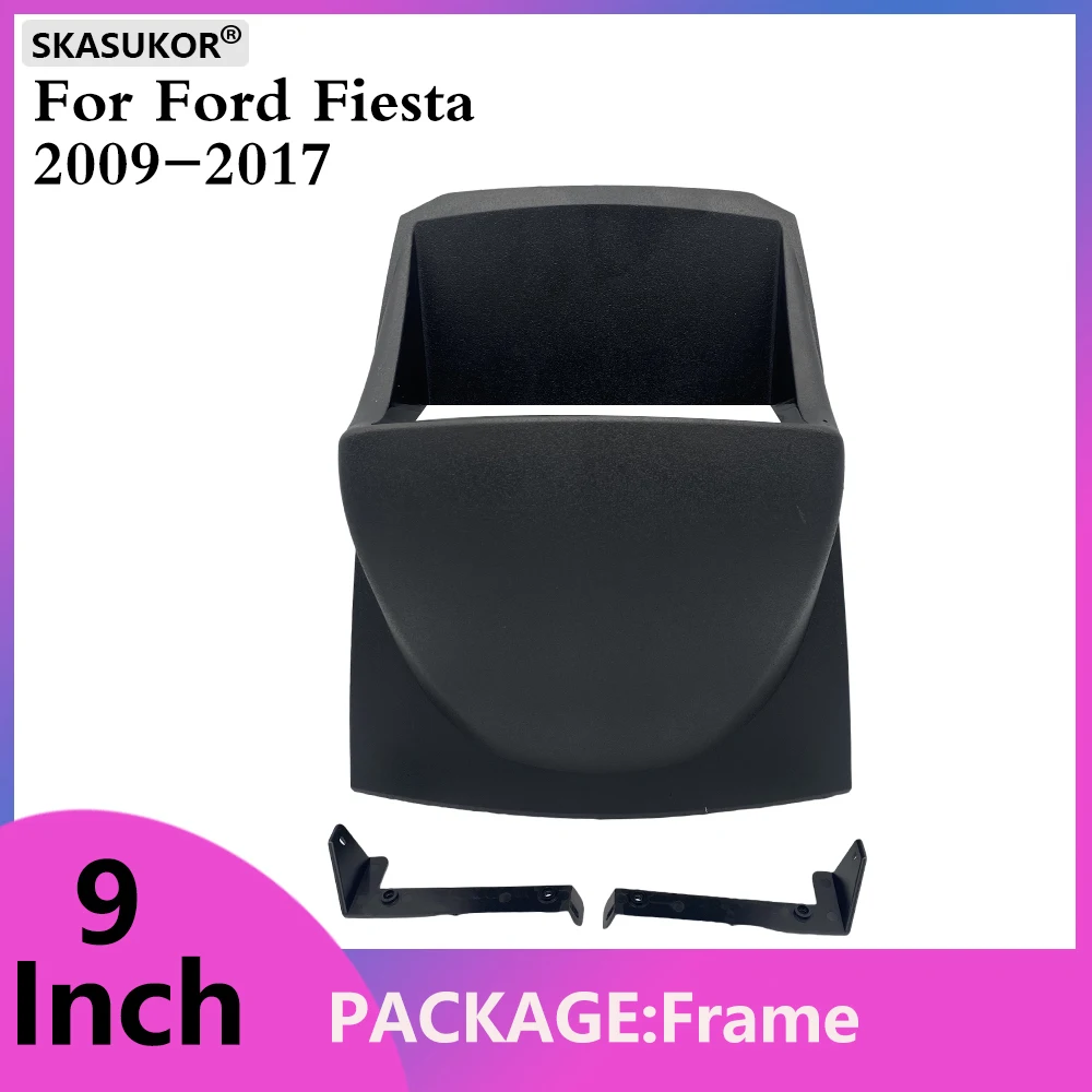 9 Pollici Per Ford Fiesta 2008-2018 Autoradio Fascia Autoradio Pannello Manicotto Del Filo Telaio Cruscotto Accessori Originali