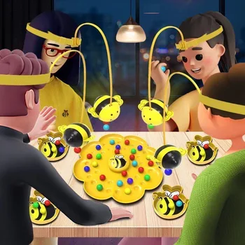 Fishing Toys Little Bumblebee Multifunctional Board Game Puzzle Interactive Educational Toys For Kids Christmas Gift Family Game