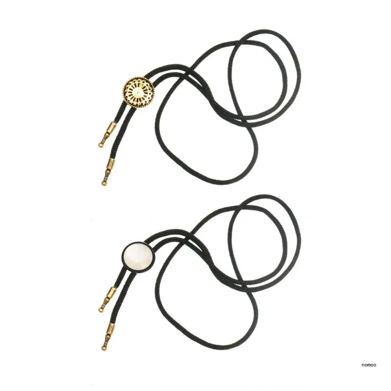 

Adjustable Bolo Tie Popular Western Cowboy Teens Men Necklaces Dance Necktie