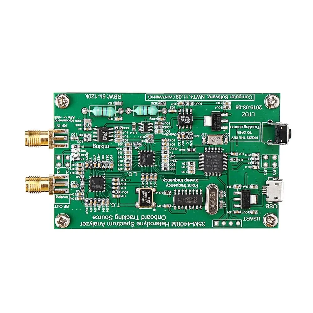 

Spectrum Analyzer USB 35-4400M Signal Source with Tracking Source Module RF Frequency Domain Analysis Tool