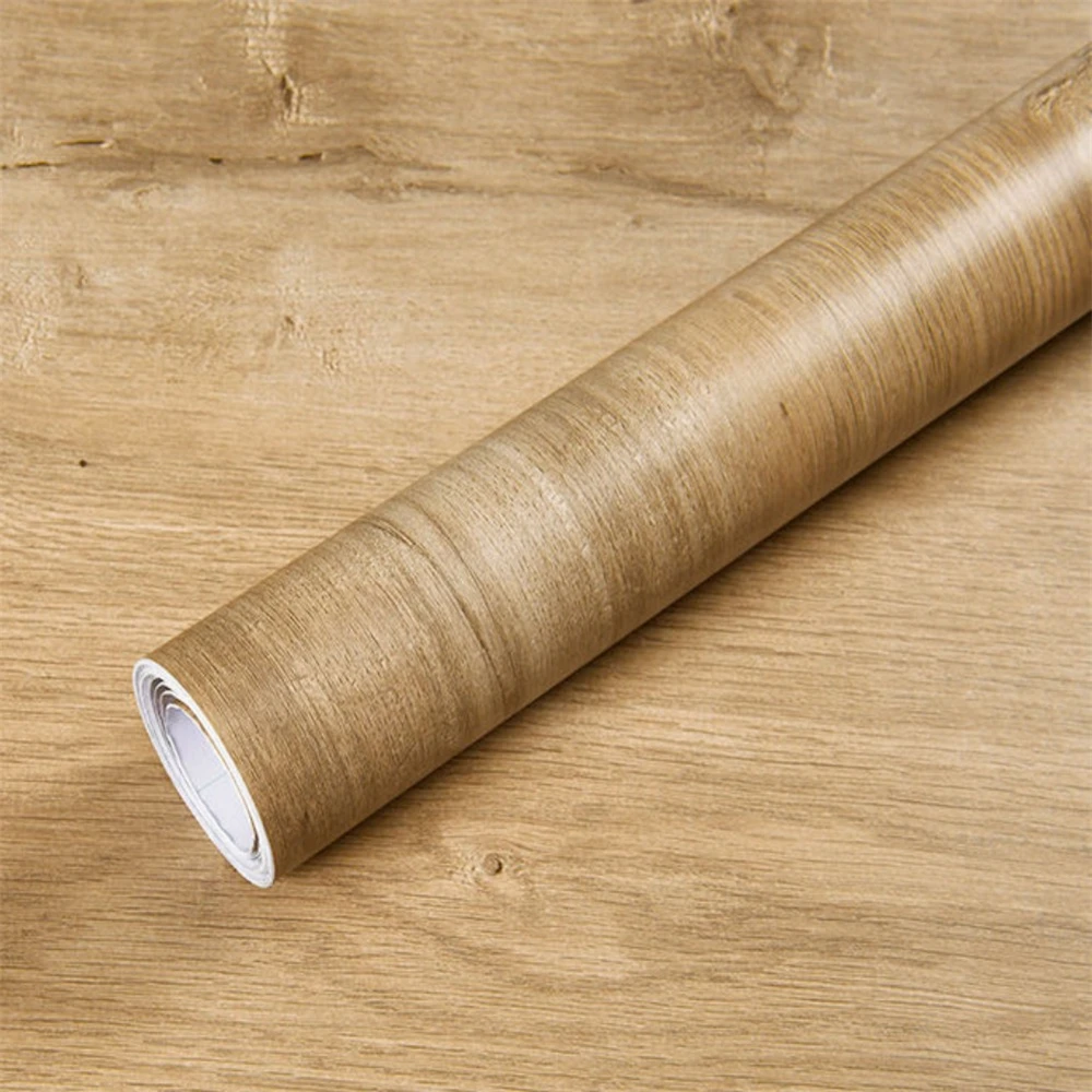40cm Width Wood Grain PVC Wallpaper for Door Wardrobe Cupboard Table Furniture Waterproof Self Adhesive Stickers Home Decor Film 3