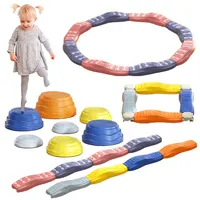 Children Balance Stepping Stones Sensory Integration Toys Foot Tactile Training Parish Play Outdoor Sports Social Game for Kids