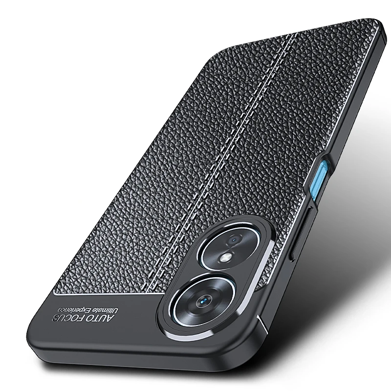 Per Cover Oppo A17 Custodia Per Oppo A17 Capas New Armor Phone Back Soft Antiurto Paraurti In Morbida Pelle Tpu Per Fundas Oppo A 17 A17
