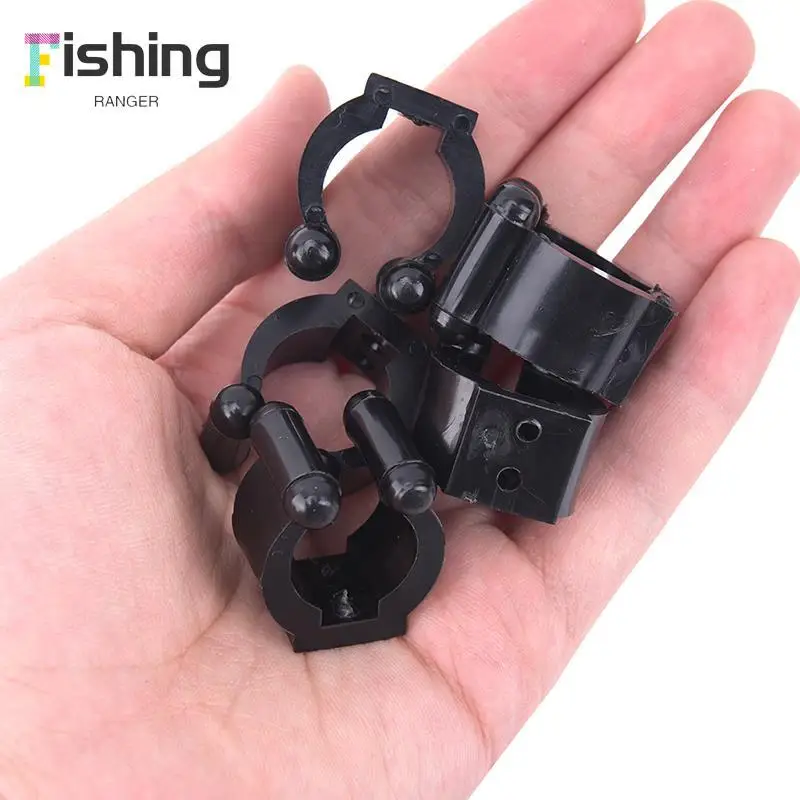 5Pcs Plastic Club Clip Fishing Rod Pole Storage Rack Tip Clamps Holder