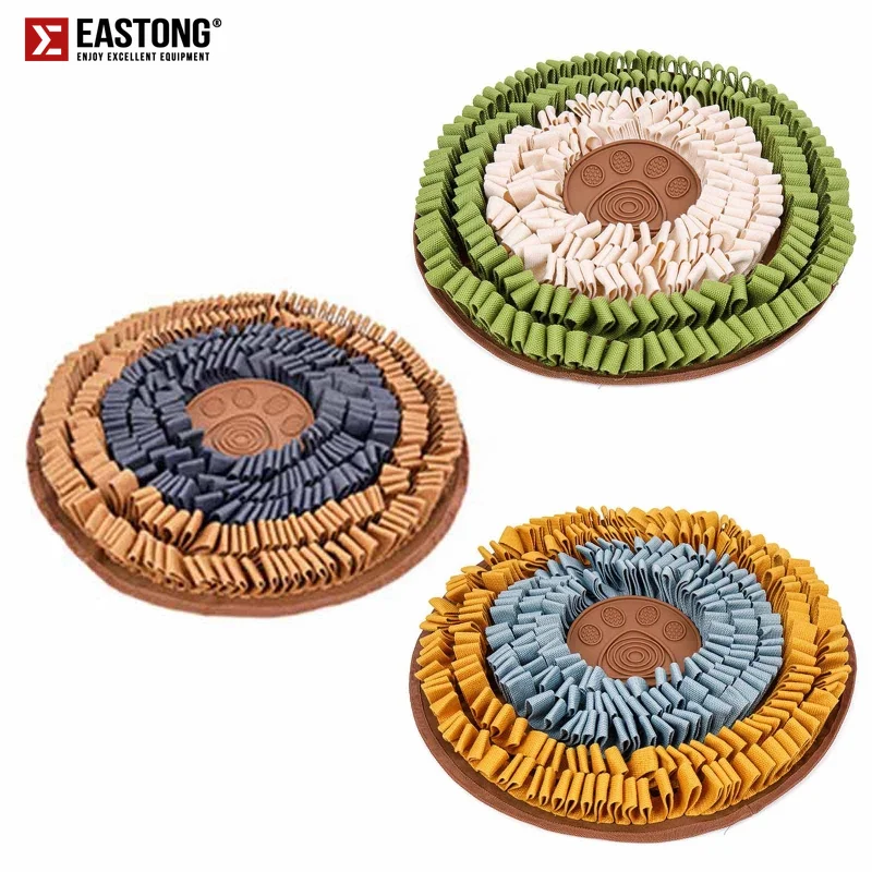 

Dog Snuffle Mat Interactive Treat Puzzle Toys Slow Feeder with Licking Mat Improving Intelligence for Puppy or Large Dogs