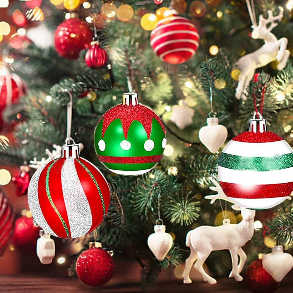 Shatterproof Plastic Christmas Tree Decoration Balls