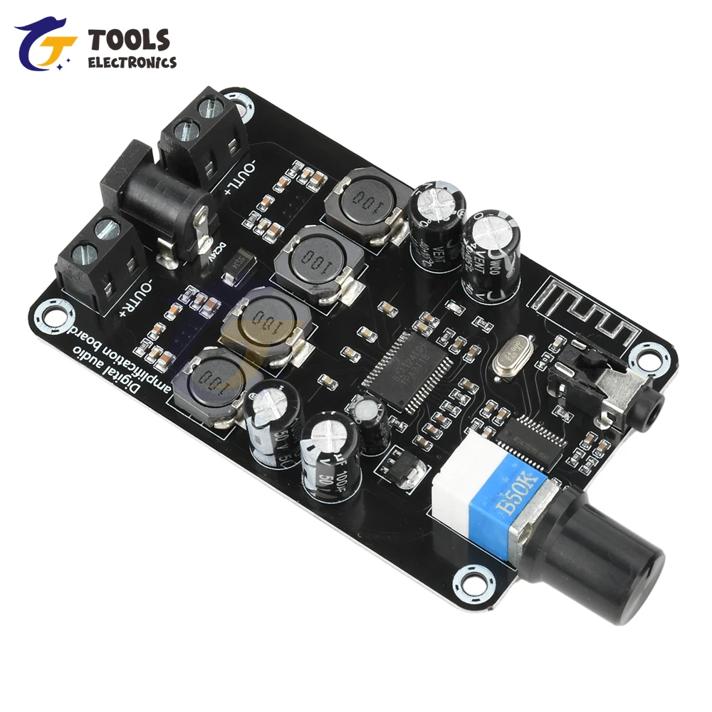 TPA3118D2 Stereo Digital Audio Power Amplifier Board XH-A415 DC12-24V High-Power Adjustable Audio Amplifier Board Amp Module - 6