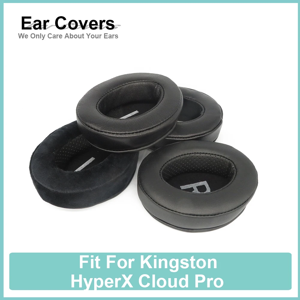 

Earpads For Kingston HyperX Cloud Pro Headphone Earcushions Protein Velour Sheepskin Pads Foam Ear Pads Black