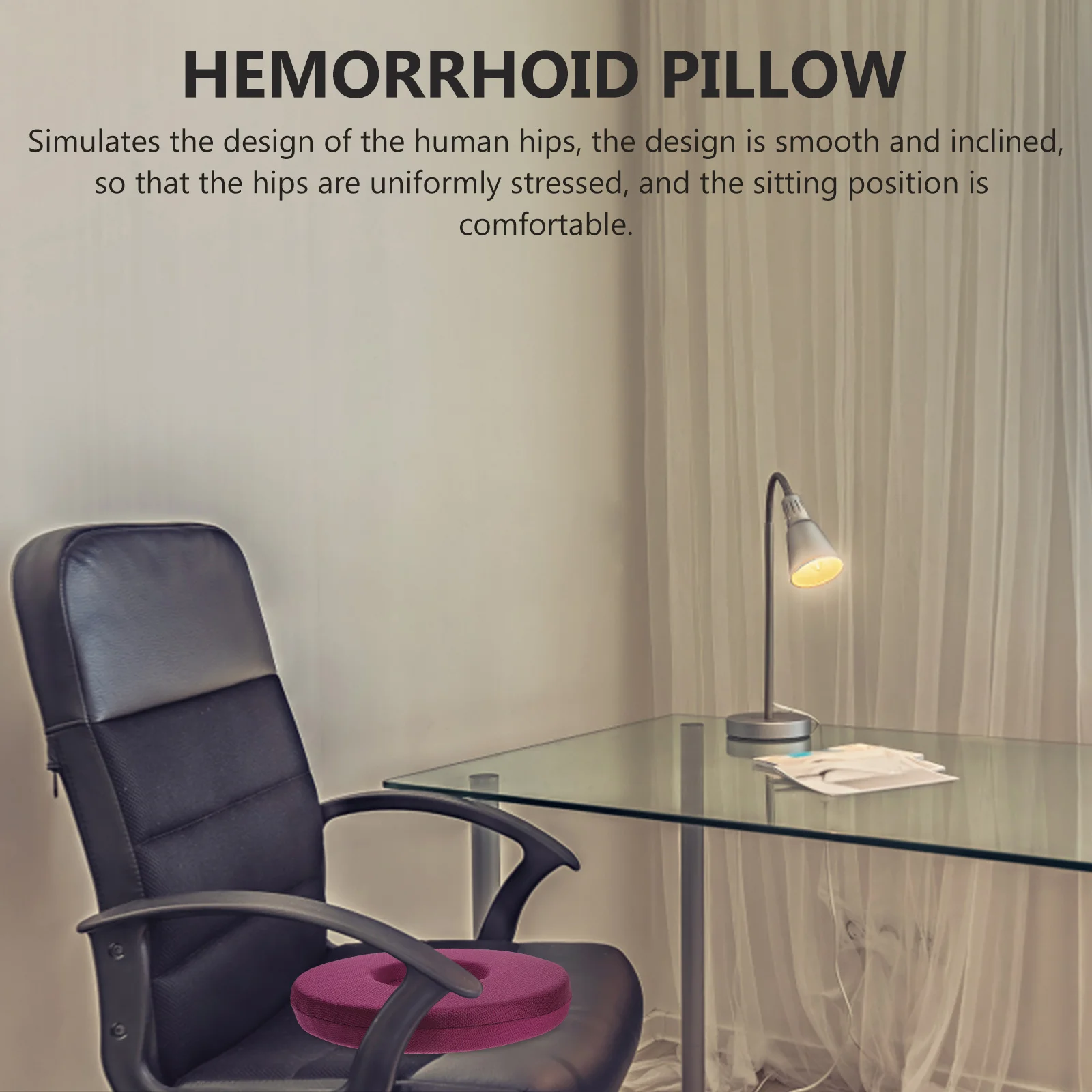 Pillow Cushion Sitting Tailbone Hemorrhoid Donut Bed Sores Obese Ring Chair Office Pregnancy Person Coccyx Sciatica Orthopedic 6